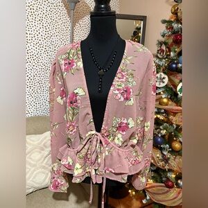 Thread Story Floral Blouse - 3X